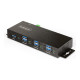 StarTech.com 7-Port Managed USB Hub with 7x USB-A, Heavy Duty with Metal Industrial Housing, ESD & Surge Protection, Wall/Desk/