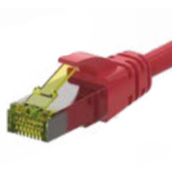 WP Europe PATCH S/FTP, CAT6A, AWG 26, Rosso, 3mt