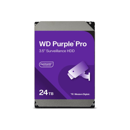 WD Purple Pro WD240PURP - HDD - 24 TB - sorveglianza, video smart - interno - 3.5" - SATA 6Gb/s - 7200 rpm - buffer: 512 MB