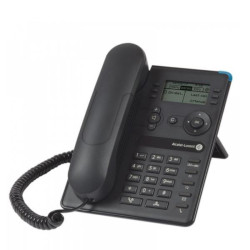 Alcatel 8008G Entry-level DeskPhone, NOE-SIP, 128x64 pixels, black and white LCD with backlit,