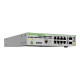 Allied Telesis CentreCOM AT-GS970M/10PS - Switch - L3 - gestito - 8 x 10/100/1000 (PoE+) + 2 x SFP (GBIC mini) uplink - desktop