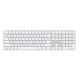 Apple Magic Keyboard con Touch ID e tastierino numerico per Mac con chip Apple - Inglese internazionale - Tasti bianchi