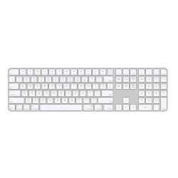 Apple Magic Keyboard con Touch ID e tastierino numerico per Mac con chip Apple - Inglese internazionale - Tasti bianchi