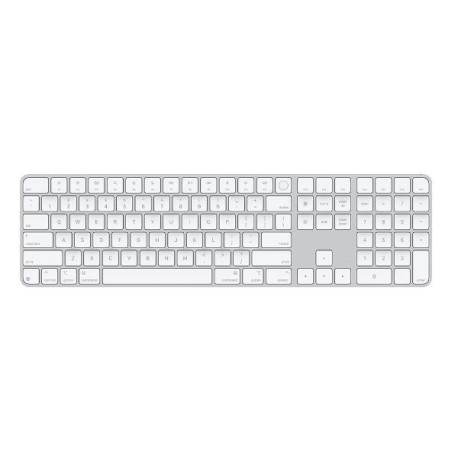 Apple Magic Keyboard con Touch ID e tastierino numerico per Mac con chip Apple - Inglese internazionale - Tasti bianchi