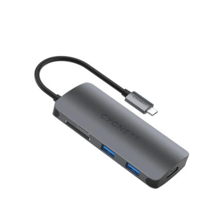 Cygnett Hub USB-C 6 in 1 (HDMI singolo)