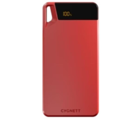 Cygnett Power Bank da 20.000 mAh - Rosso