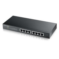 GS-1900-8 - SWITCH WEB MANAGED 8 PORTE GIGABIT - SUPPORTO IPV6 VLAN -DESIGN SENZA VENTOLE DESKTOP