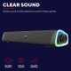 Trust GXT620 AXON SOUND BAR SPEAKERS RGB ILLUMINATA RGB PER PC CON INGRESSO AUX E CUFFIA 6W RMS (12W PICCO)