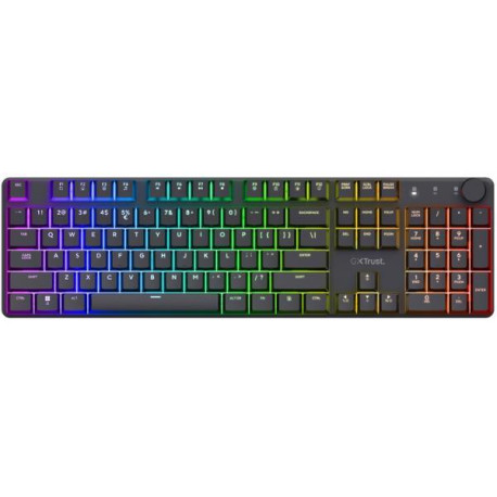 Trust TORIX TASTIERA MECCANICA GAMING WIRELESS RICARICABILE RGB LAYOUT ITALIANO GXT 868 - NERO