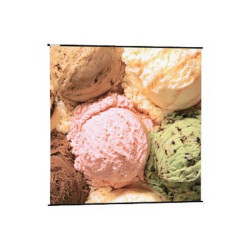 SOPAR Map Screen 1:1 - Schermo per proiezione - montaggio a parete - 89 (226 cm) - 1:1 - bianco - ne