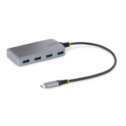 Strtech Hub USB a 4 porte - Hub USB 3.0 5Gbps alimentato via bus - Hub splitter da USB-A a 4x USB-A