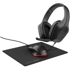 Trust GXT 790 SET GAMING 3-IN-1 CUFFIA + MOUSE + MOUSEPAD - NERO