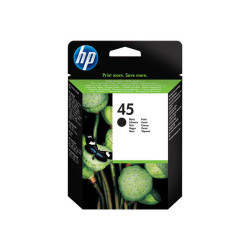 HP 45 Large - 42 ml - Large - nero - originale - cartuccia d'inchiostro - per Deskjet 12XX- Officejet g55, g85, k60, R40, R60, 