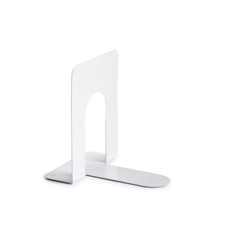 Coppia reggilibri - 12,7 x 16,5 x 16,5 cm - metallo - bianco