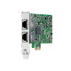 HPE 332T - Adattatore di rete - PCIe 2.0 profilo basso - Gigabit Ethernet x 2 - remarketing - per ProLiant DL360 Gen10, DL388p 