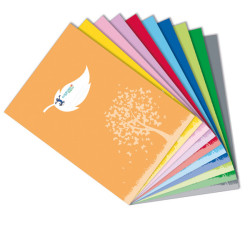 Coprimaxi Green - c/tasche - 21 x 30 cm - carta 120 gr - verde - Colorosa