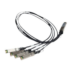 HPE X240 Direct Attach Copper Splitter Cable - Cavo di rete - SFP+ a QSFP+ - 1 m - per HPE 5900AF-48- Edgeline e920- FlexFabric