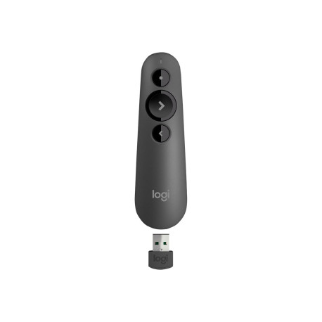 Logitech R500s - Telecomando presentazioni - 3 pulsanti - grafite