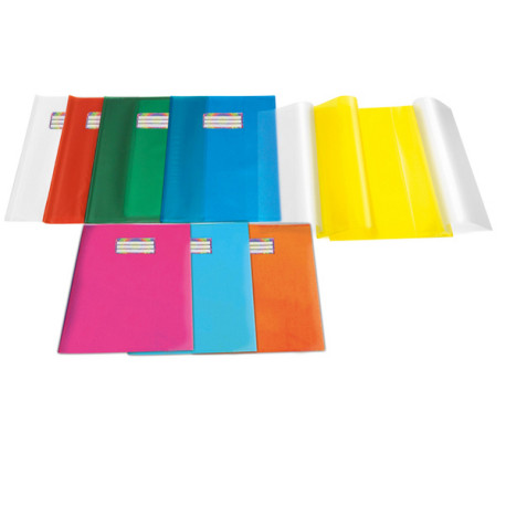 Coprimaxi Emysilk - c/alette - PVC - 180 mic - 21 x 30 cm - goffrato - trasparente - azzurro - Colorosa