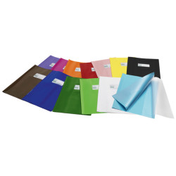 Coprimaxi GreenLine - c/alette - PVC - 220 mic - 21 x 30 cm - lucido coprente - blu - Colorosa