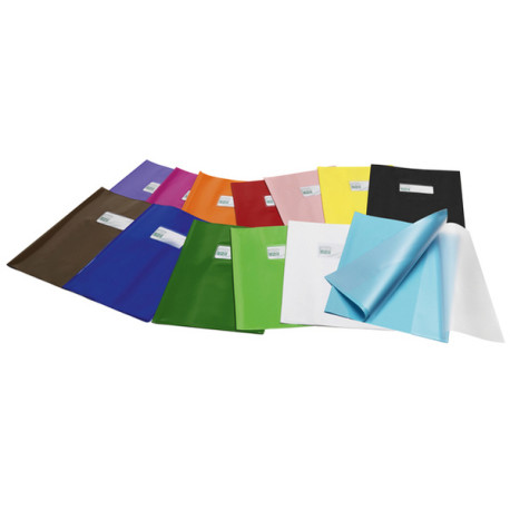 Coprimaxi GreenLine - c/alette - PVC - 220 mic - 21 x 30 cm - lucido coprente - verde - Colorosa