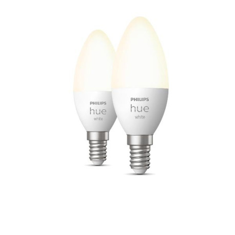 HUE WHITE 2 X LAMPADINE E14 5.5W