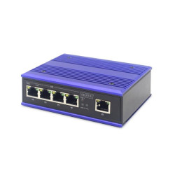 INDUSTRIAL 4-PORT GIGABIT POE SWITCH + 1 UPLINK PORT