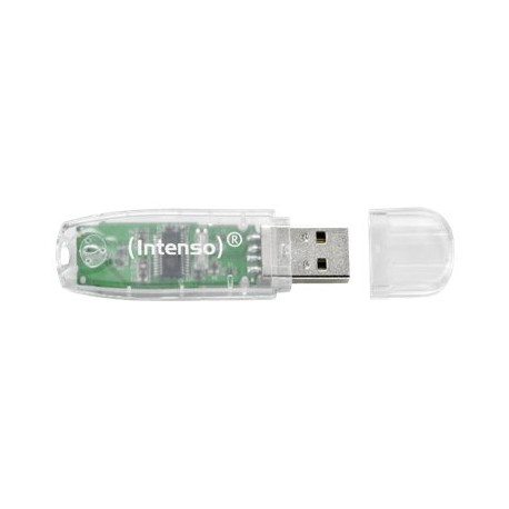 Intenso Rainbow Line - Chiavetta USB - 32 GB - USB 2.0 - trasparente