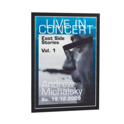 Cornice espositiva Duraframe - A4 - 21 x 29,7 cm - nero - Durable