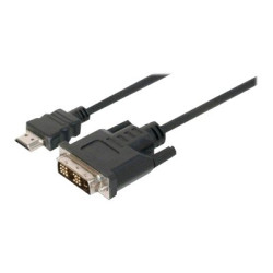 ITB Solution - Cavo adattatore - HDMI maschio a DVI-D maschio - 2 m