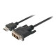 ITB Solution - Cavo adattatore - HDMI maschio a DVI-D maschio - 5 m