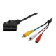 ITB Solution - Cavo audio / video - SCART maschio a RCA x 3 maschio - 1.5 m