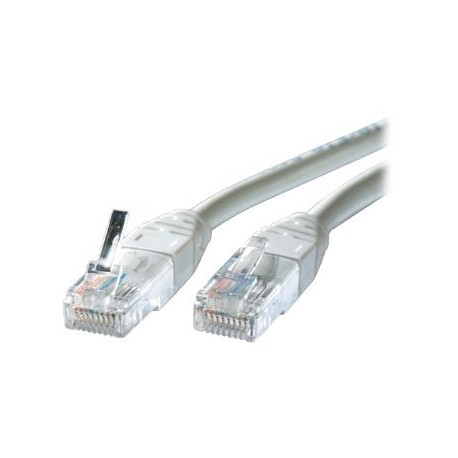 ITB Solution - Cavo di rete - RJ-45 (M) a RJ-45 (M) - 1 m - UTP - CAT 5e - grigio