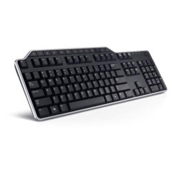 Keyboard US/Euro (QWERTY) Dell KB-522 Wired Business Multimedia USB Keyboard Black (Kit)